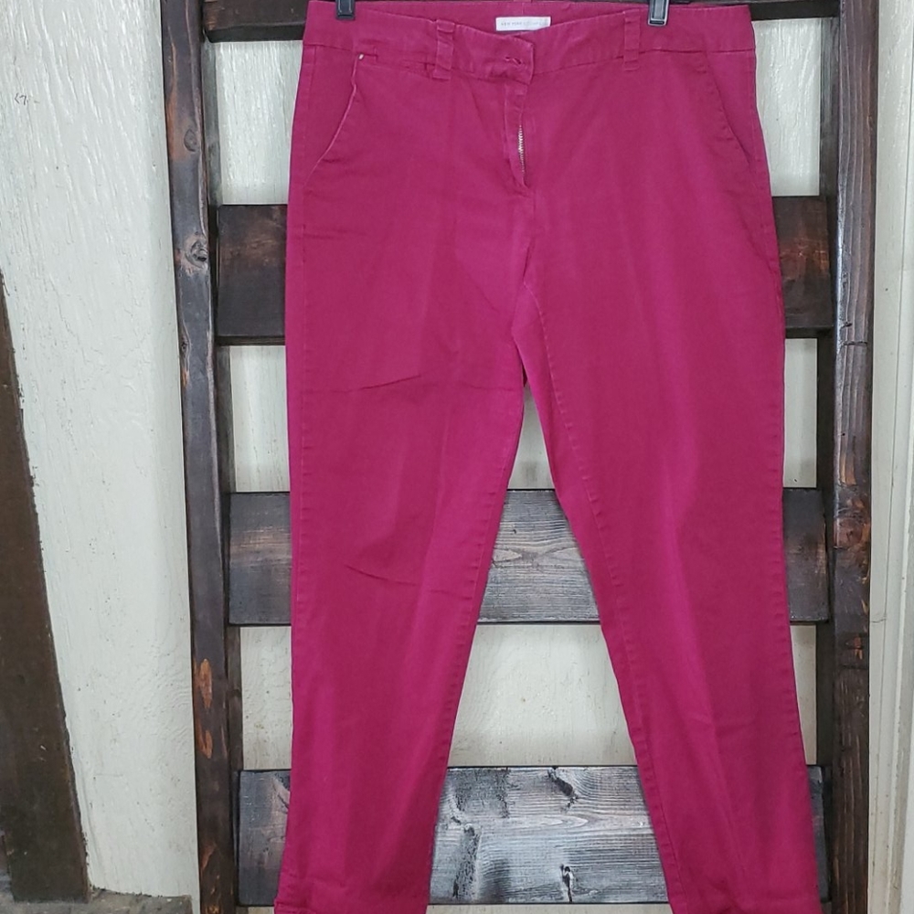 Fuschia pants size 8